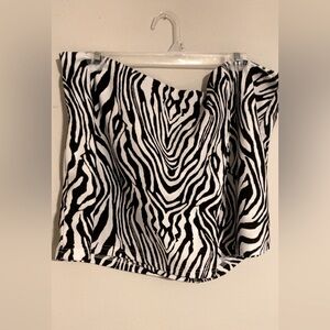 Zebra Print Skort